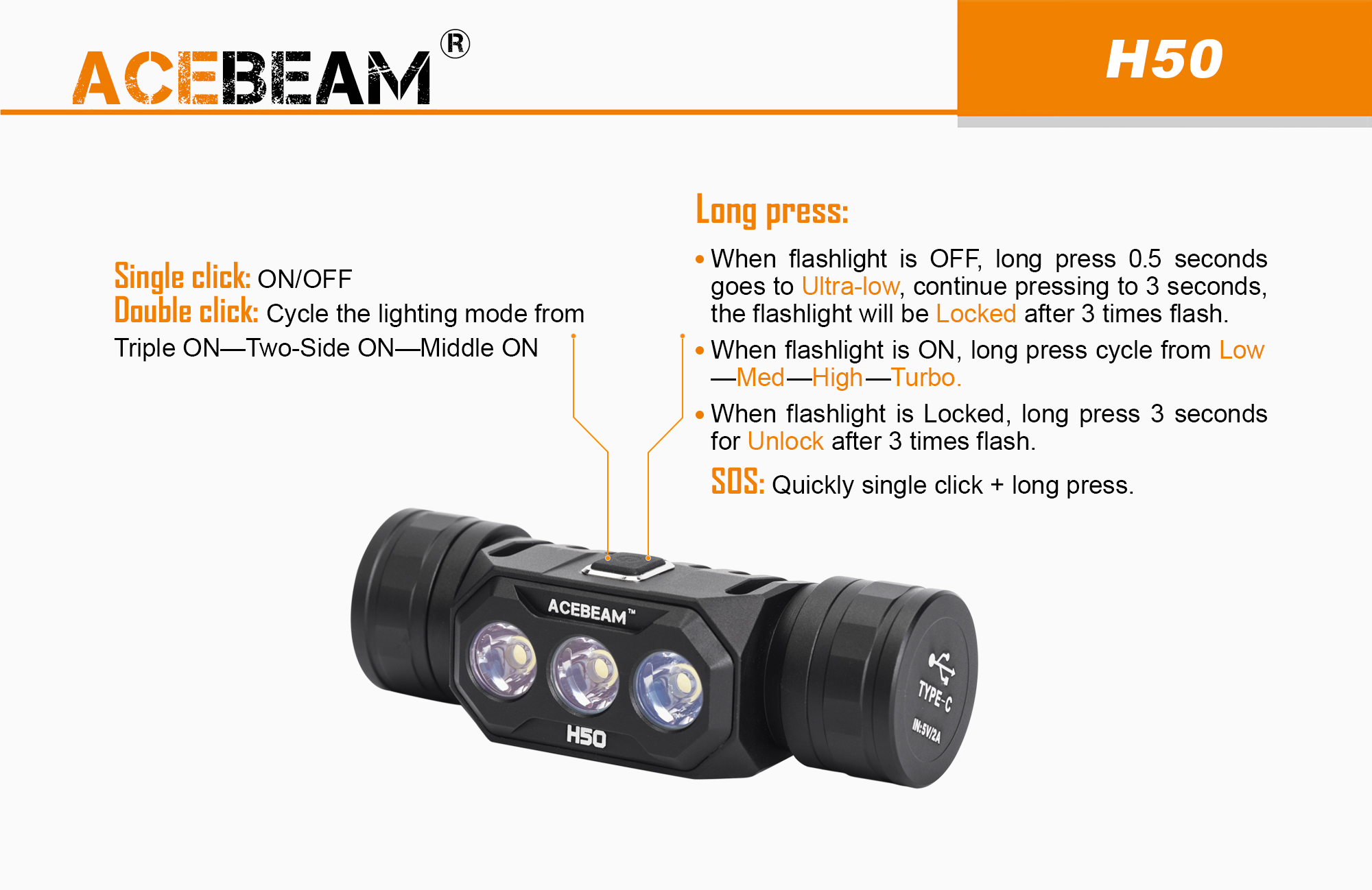 AceBeam H50 V2.0