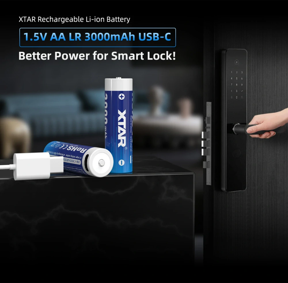 Baterie Xtar AA Lithium 1.5V 3000mAh 4 kusy