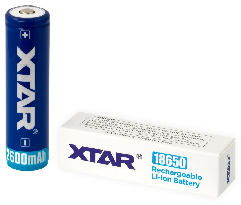 Baterie Li-ion 18650 Xtar 3.7V 2600mAh Protected