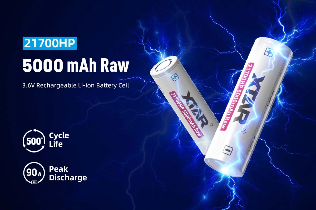 Baterie Li-ion 21700 Xtar 3.6V 5000mAh 10A RAW