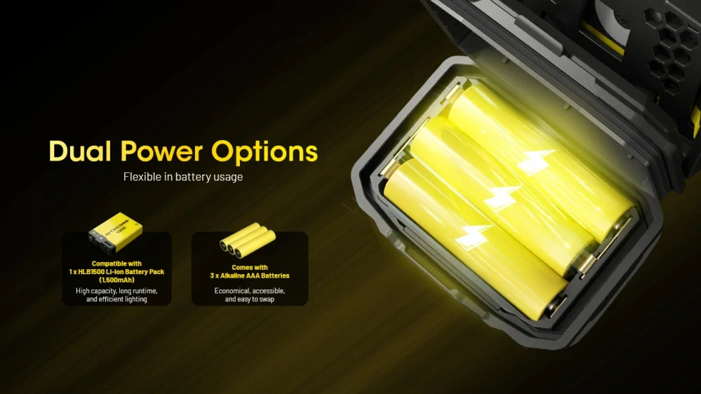 Nitecore HA23 UHE modrá