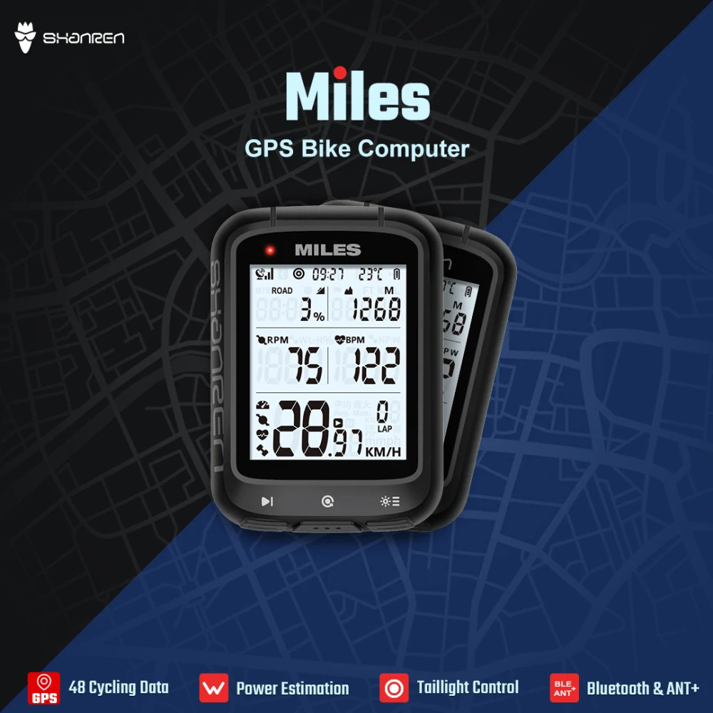 Shanren Miles Smart GPS Bike Computer