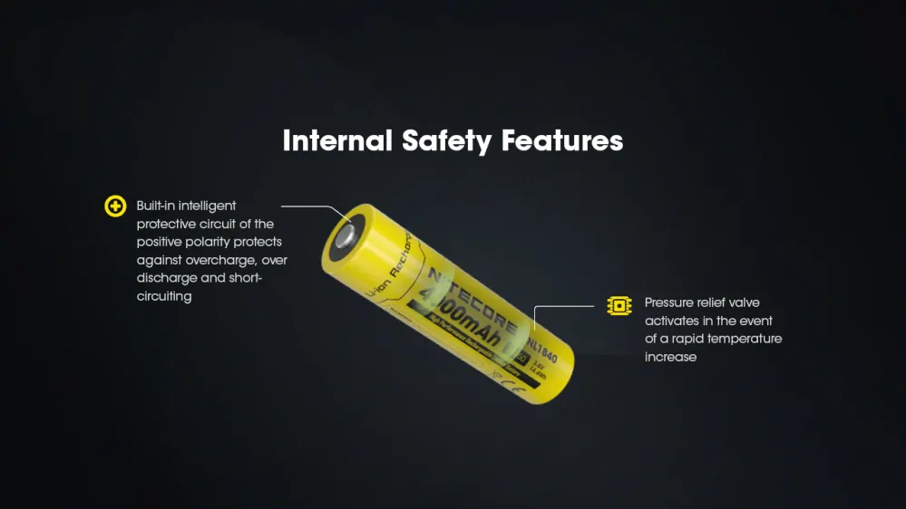 Baterie Li-Ion 18650 Nitecore 3.6V 4000mAh (NL1840)