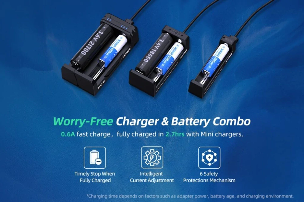 Baterie Li-Ion 14500 Xtar 1200mAh