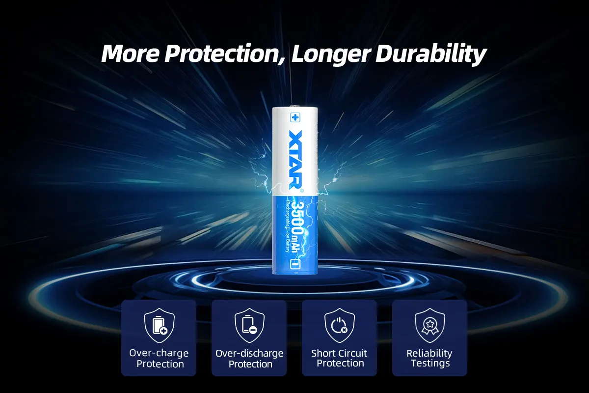 Baterie Li-ion 18650 Xtar 3.6V 3500mAh 10A