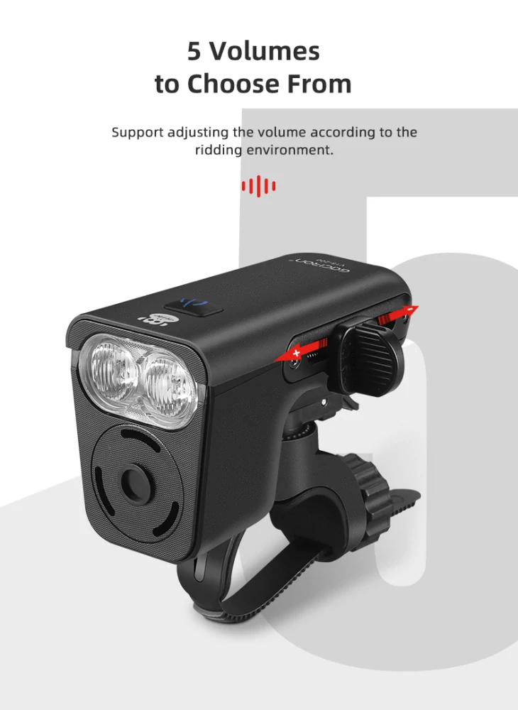 Gaciron V18-200 světlo se zvonkem