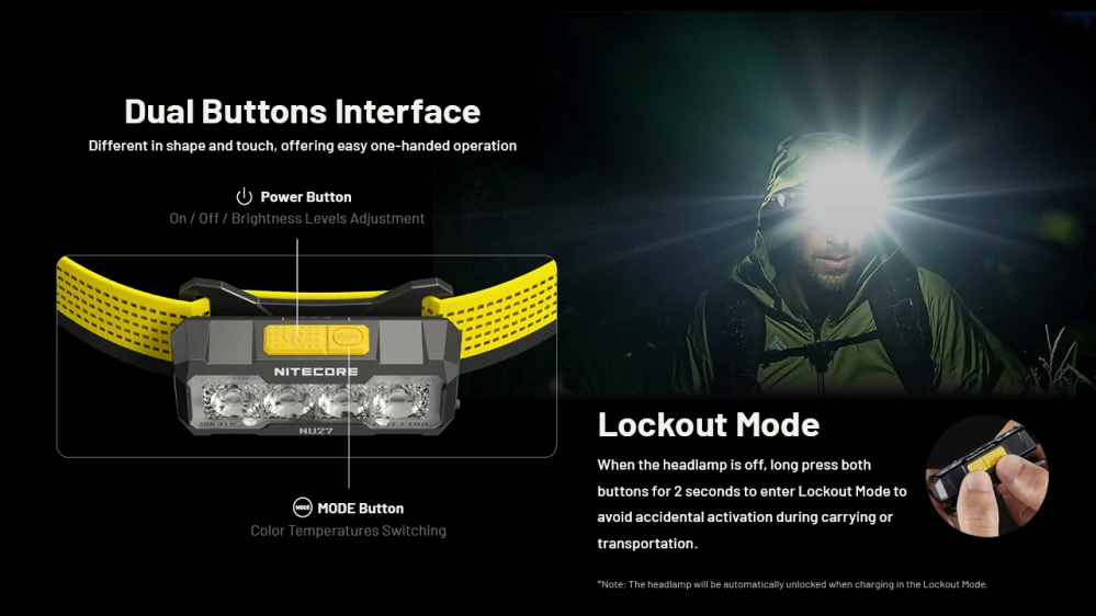 Nitecore NU27 černá