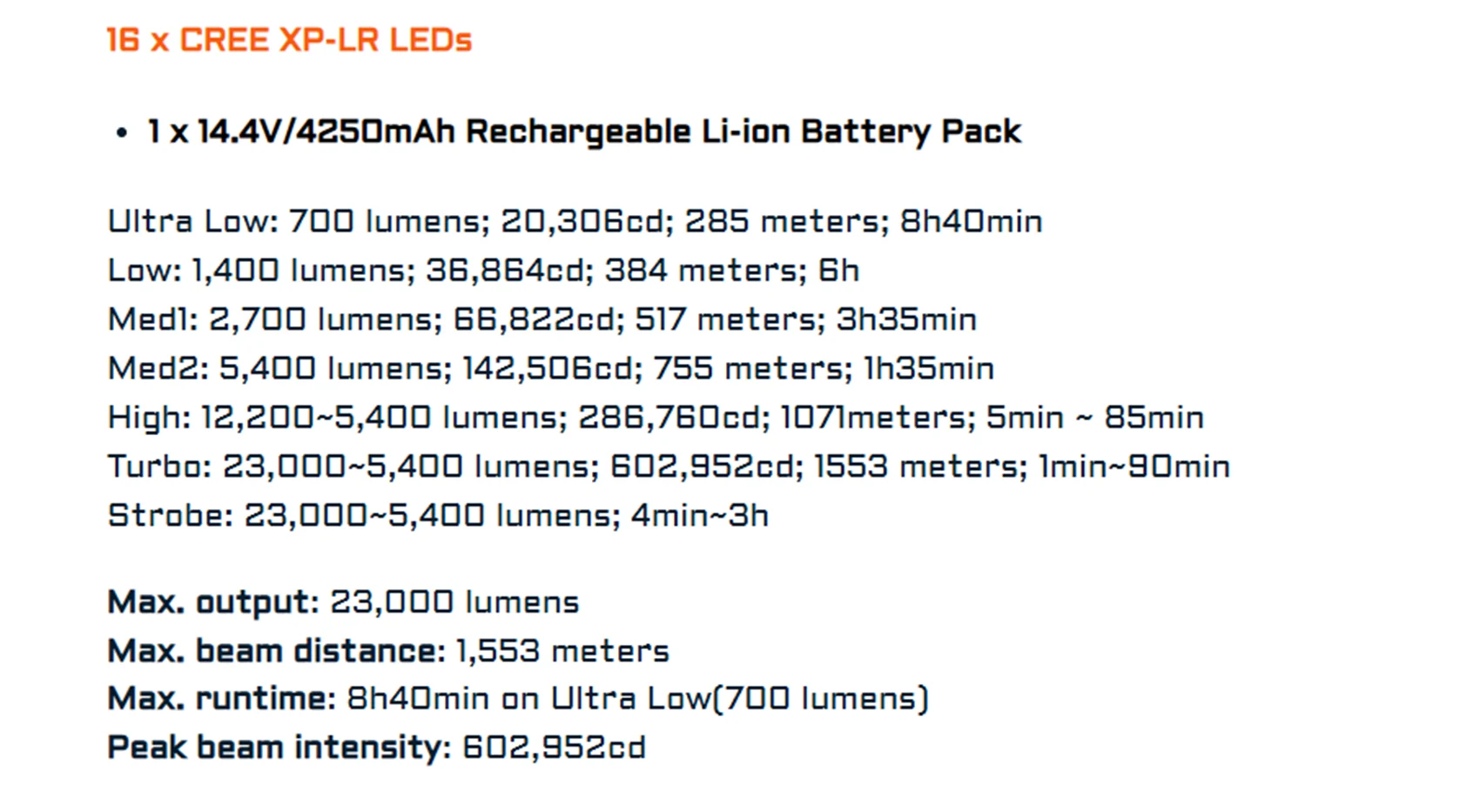 Acebeam X25 XP-LR