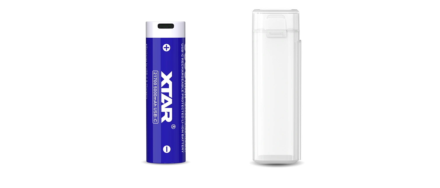 Baterie Li-ion 21700 Xtar 5000mAh 10A USB-C