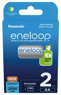Panasonic Eneloop AA 2000mAh 2ks blistr BK-3MCDE/2BE