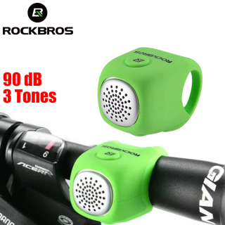 Elektronický zvonek na kolo Rockbros CB1709RD zelený
