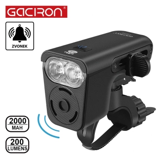 Gaciron V18-200 světlo se zvonkem